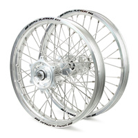 Kawasaki Talon / Platinum SNR MX Silver Rims / Silver Hubs Wheel Set KX 125-250 2004-05 / KXF 250 2004-05 (21 / 19*2.15)