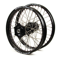 Suzuki Talon / Platinum SNR MX Black Rims / Black Hubs Wheel Set RMZ 250 2007-17 / RMZ 450 2005-17 (21 / 19*2.15)
