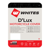 Whites Motorcycle Cover - D'Lux