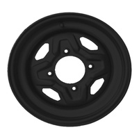 Whites ATV/UTV Steel Rim 14x6 Polaris Front 4/156 +40.2 - Black