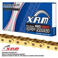 Chain XAM 428NSD Gold/Black X 130 (Non-Sealed)