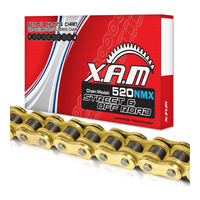 XAM 520NMX X-Ring Narrow Chain - Gold / Gold with Clip Link