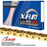 Chain XAM 520NSDC Gold X 104 (Non-Sealed Chromized)