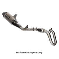 HGS Husqvarna Complete Stainless Steel Carbon Exhaust System FE 250 2020-2023