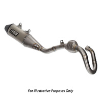 HGS Husqvarna Complete Titanium Carbon Exhaust System FE 250 2024