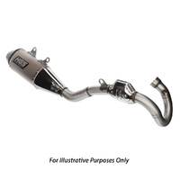 HGS Husqvarna Complete Stainless Steel Carbon Exhaust System FE 501 2020-2023