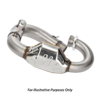 HGS Fantic Stainless Mid Pipe XXF 450 2021-2022
