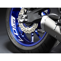 Yamaha Front Wheel Sticker "MT-07" - Silver (for MT-07/HO)