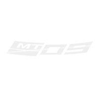 Yamaha Front Rim Sticker 'MT-09' - Silver (for MT-09SP)