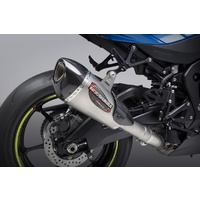 Yoshimura Suzuki GSX-R1000 17-20 Alpha T Slip-On Titanium Exhaust, w/ Titanium Muffler