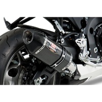 Yoshimura Suzuki GSX-R600/750 11-23 R-77 Slip-On Exhaust (SS-CF-CF)