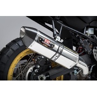 Yoshimura Suzuki V-Strom 1000 14-19 R-77 Slip-On Exhaust (SS-SS-CF)