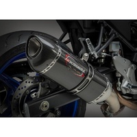 Yoshimura Suzuki SV650 17-20 Alpha Slip-On Exhaust (SS-CF-CF)
