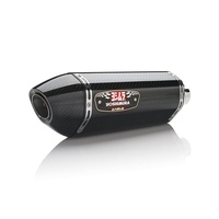 Yoshimura GSXR6 08-10 R77 Stainless Slip-On Exhaust, w/ Carbon Fiber Muffler/CF EP