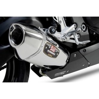 Yoshimura Honda CBR 1000RR 08-10 R77 Stainless Slip-On Exhaust, w/ Stainless Steel Muffler SS Tip W/O2