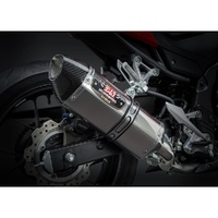 Yoshimura Honda CBR500R 16-20 R-77 Slip-On Exhaust (SS-SS-CF)