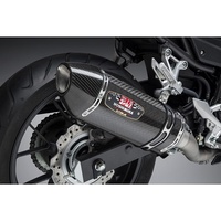 Yoshimura Honda CBR500R 16-18/X 17-18 Race R-77 Stainless Full Exhaust, w/ Carbon Fiber Muffler