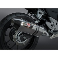 Yoshimura Honda CB500X 13-16/CBR500R/Honda CB500F 13-15 Race R-77 Stainless Full Exhaust, w/ Stainless Muffler