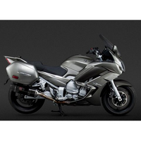 Yoshimura FJR1300A 13-24 R-77 Stainless Slip-On Exhaust, w/ Carbon Fiber Mufflers