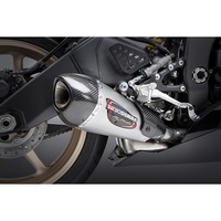 Yoshimura Yamaha YZR-R6V 06-20 Alpha T Stainless Slip-On Exhaust, w/ Stainless Muffler