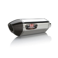 Yoshimura Kawasaki Ninja ZX-10R 11-15 R-77 Slip-On Exhaust (SS-SS-CF)
