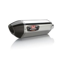 Yoshimura Kawasaki Ninja 300 13-17 R-77 Stainless Slip-On Exhaust, w/ Stainless Muffler