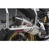 Yoshimura BMW R 1200 GS/R1250GS 13-19 R-77 Stainless Slip-On Exhaust, w/ Stainless Muffler
