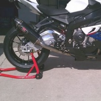 Yoshimura BMW S 1000 RR 10-11 R77 Slip-On Titanium Exhaust (Ti/CF/CF)