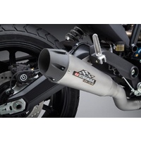 Yoshimura Ducati Scrambler 16-18 R-34 Race Stainless Slip-On Exhaust, w/ Stainless Muffler