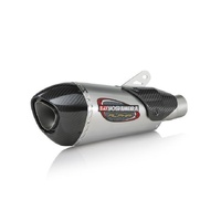 Yoshimura Triumph Daytona 675 13-17 Alpha T Stainless Slip-On Exhaust, w/ Stainless Muffler