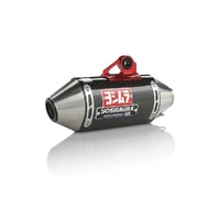 Yoshimura Honda CRF50F 04-19/XR50 00-03 RS-2 Stainless Full Exhaust, w/ Carbon Fiber Muffler