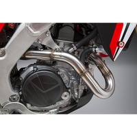 Yoshimura Honda CRF450R/RX 17-20 RS-9T Stainless Full Exhaust, w/ Stainless Mufflers