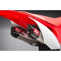 Yoshimura Honda CRF450R/RX 17-20 RS-9T Titanium Full Exhaust, w/ Titanium Mufflers