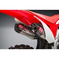 Yoshimura Honda CRF450R/RX 19-20 RS-9T Stainless Slip-On Exhaust, w/ Stainless Mufflers