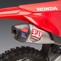Yoshimura CRF250R/RX 22-24 RS-12 Stainless Slip-On Exhaust, w/ Stainless Muffler