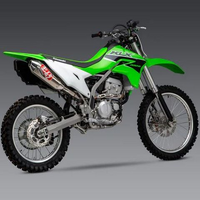 Yoshimura KLX300R 21-24 RS-2 Stainless Slip-On Exhaust, w/ Aluminium Muffler