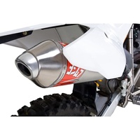 Yoshimura BMW G450X 08-10 RS2 Slip-On Titanium Exhaust, w/ Titanium Muffler