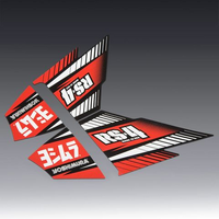 Yoshimura RS-4 Four Piece Replacement Decal Set