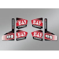 Yoshimura RS9 lL/R MUFFLER DECAL SET 6PC