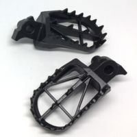 ZETA FOOTPEGS WIDE | YZ/WR250F/450F ,YZ250FX'15-,YZ125/250 '99- | 50mm CrMo BLACK.