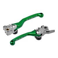 Zeta Pivot Lever Set FP- Kawasaki KX450F '24- - Green