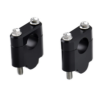 ZETA BAR CLAMP KIT RISE | 7/8 BARS | H:30mm | Black.