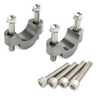 ZETA BAR CLAMP RISE SPACER | TAPER BARS | H:14mm | Ti Colour