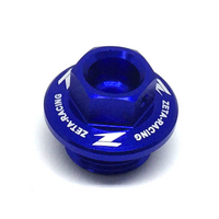 Zeta Oil Filler Plug - Kawasaki KX250 ('05-'07) KX250F / KX450F ('04-) - Blue