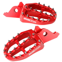 ZETA FOOTPEGS ALLOY ULTRAWIDE | CRF250/450,CRF250L/M/RALLY | 57mm RED.