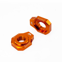 ZETA AXLE BLOCKS | KTM SX/SXF-'12, 85SX,EXC | ORANGE