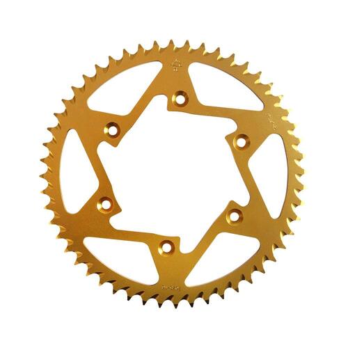 JT Alloy Racing Sprocket - 53T 520P - Gold/Silver
