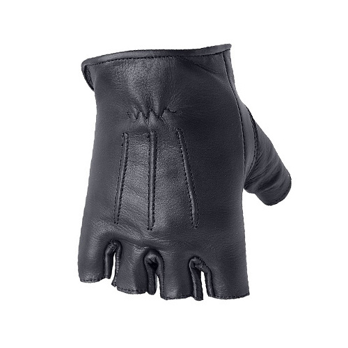 MotoDry HD Fingerless Black Road Gloves [Size: Small]